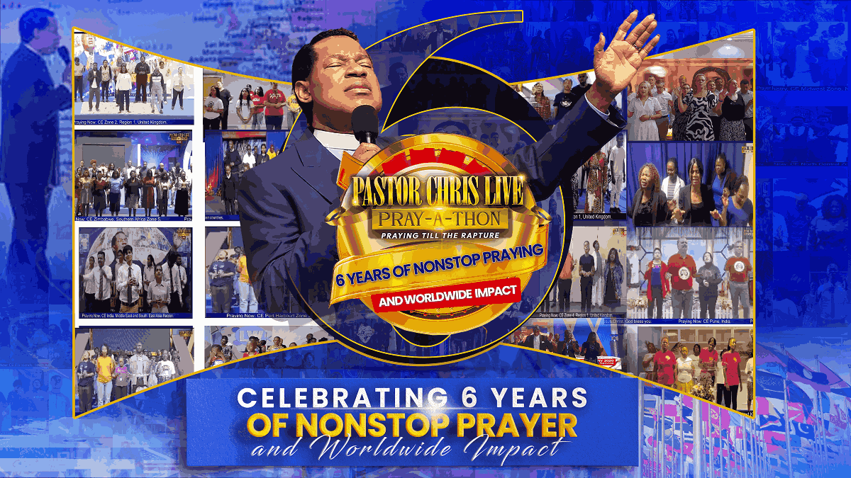 Christ Embassy Lagos Sub-Zone D five years celebration banner